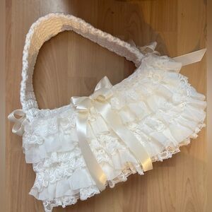 Coquette Hand Crocheted Purse